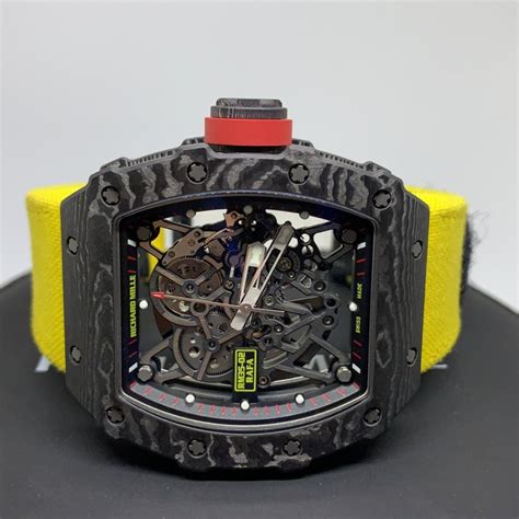 richard mille rafael nadal carbon skeleton dial rubber strap rm35-02|Rafael Nadal rm35.